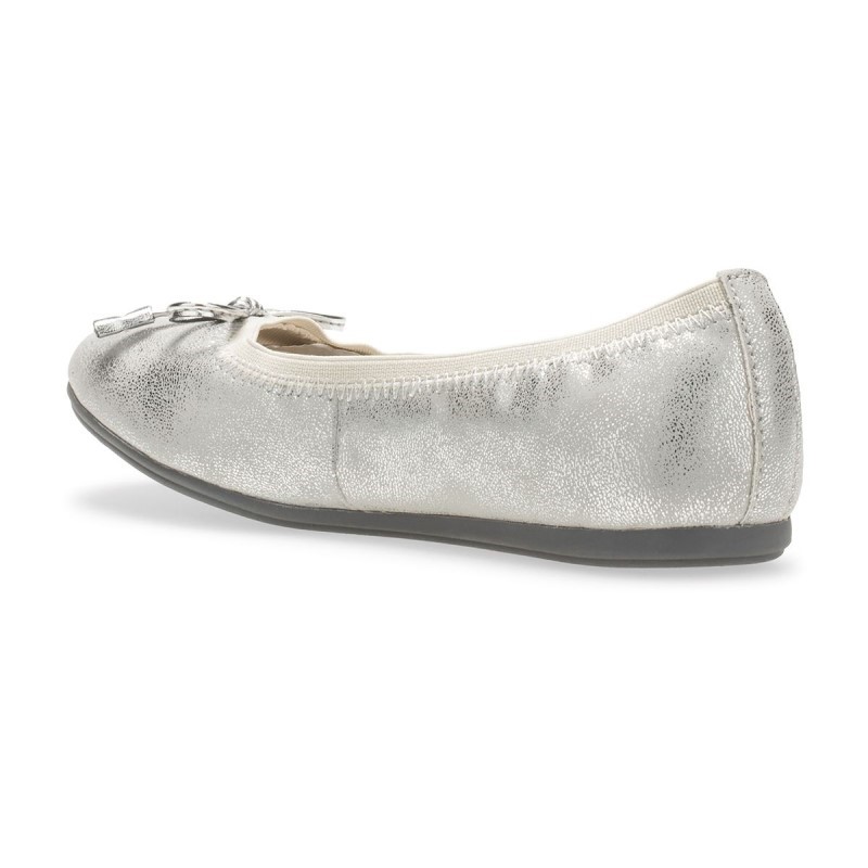 Big Kid's Josie Mary Jane Hush Puppies Silver