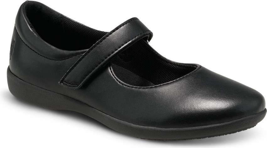 Big Kid's Lexi Mary Jane Hush Puppies Black Leather