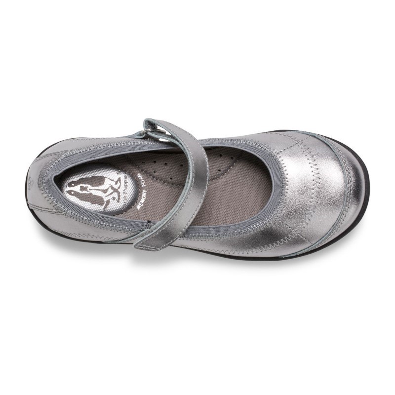 Big Kid's Reese Mary Jane Hush Puppies Pewter